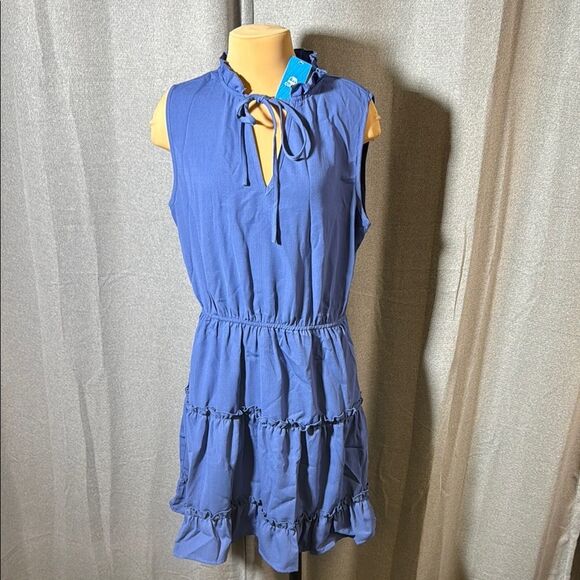CupShe Blue Sleeveless Dress - Picture 1 of 13
